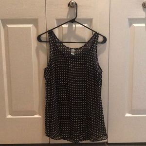 Old Navy Sheer Polka Dot Top